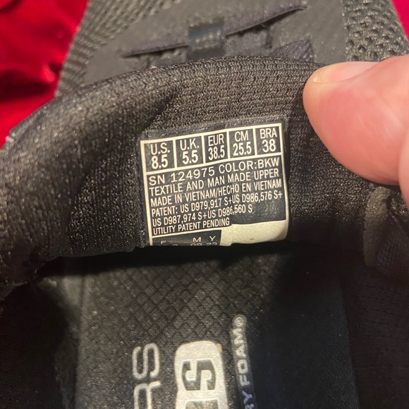 SKECHERS GO WALK SLIP-INS BLACK SNEAKERS SHOES SIZE 8.5 - Picture 7 of 8